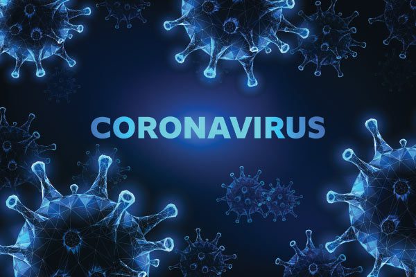 Closeup of the COVID-19 Coronavirus