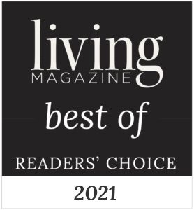 Living Magazine Best of Reader's Choice 2021 badge